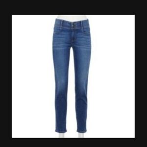 Tummy control curvy straight leg jeans